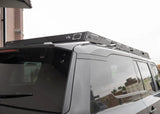 Backwoods Adventure Mods DRIFTR Roof Rack (2024–2027 GX550) — Feature shot: rack installed on a black GX550