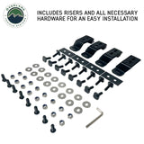 OVS Expedition Truck Cap Crossbars – 72 in — Feature shot: hardware kit