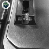 OVS Expedition Truck Cap Crossbars – 72 in — Feature shot: mounting rail and base