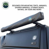 OVS Expedition Crossbars 55 in — Feature shot: awning mounted on the crossbars over an Expedition cap