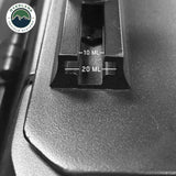 OVS Expedition Crossbars 55 in — Feature shot: close-up of the top T-slot channel and its dimensions