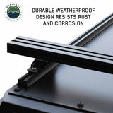 OVS Expedition Crossbars 55 in — Feature shot: weatherproof black finish that resists rust and corrosion