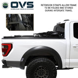 OVS Explorer Soft Shell (2015–2027 F-150) — Feature shot: frame folded forward, side view