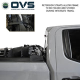 OVS Explorer Soft Shell (2019–2027 Silverado/Sierra 1500) — Feature shot: frame folded forward
