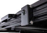 Roofnest Falcon 3 EVO Air — Feature shot: close-up of the aluminum accessory channel and mounting bracket
