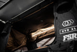 FSR Evolution XL — Feature shot: exterior at dusk with interior LED lighting visible