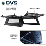 OVS Expedition PRO (2021–2027 F-150) — Feature shot: three-quarter view with the wing doors open