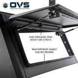 OVS Expedition PRO (2021–2027 F-150) — Feature shot: door seal and gas strut