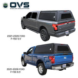 OVS Expedition PRO (2021–2027 F-150) — Feature shot: cap line-up across truck applications