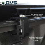 OVS Expedition PRO (2021–2027 F-150) — Feature shot: no-drill bed rail clamp