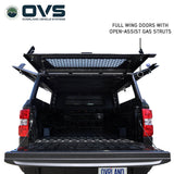 OVS Expedition PRO (2022–2027 Maverick) — Feature shot: rear hatch open