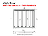 Leitner ACS ROOF GMC Canyon Roof Rack low profile no-drill platform rack, installed view 17