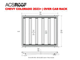 Leitner ACS ROOF Chevy Colorado Roof Rack low profile no-drill platform rack, installed view 17