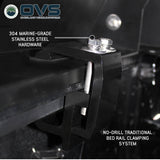 OVS Expedition PRO (2019–2027 Silverado/Sierra 1500) — Feature shot: no-drill bed rail clamp