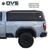 OVS Expedition PRO (2020–2027 Silverado/Sierra 2500 / 3500) — Feature shot: side view with the doors closed