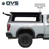 OVS Expedition PRO (2020–2027 Silverado/Sierra 2500 / 3500) — Feature shot: side view with a wing door open