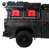 OVS Ruff Rax Bed Rack – 2020–2027 Chevy Silverado / GMC Sierra 2500 / 3500 6.8 ft — Feature shot: side view