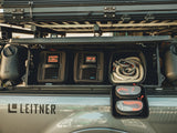 GearBAG G2 3-Pack — Lifestyle shot: GearPOD XL open on the truck, showing labeled GearBAGs, coiled recovery rope and mesh pouches ready to grab and go.