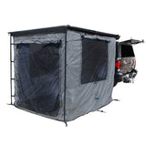 OVS HD Nomadic 90 Awning Room Enclosure — Feature shot: room enclosure under a 90 awning on a vehicle
