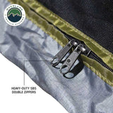OVS HD Nomadic 90 Awning Room Enclosure — Feature shot: SBS double zippers