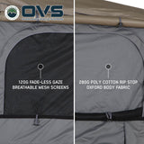 OVS HD Bushveld II — Feature shot: fade-less mesh screens and poly-cotton fabric