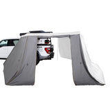 OVS HD Nomadic 270 LT Awning Walls — Feature shot: walls installed, rear view