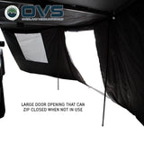 OVS HD Nomadic 270 Awning Walls — Feature shot: large door opening