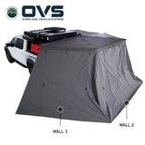 OVS HD Nomadic 270 Awning Walls — Feature shot: walls 2 and 3 installed