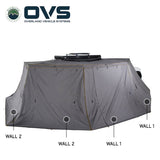 OVS HD Nomadic 270 Awning Walls — Feature shot: walls 1, 2 and 3 installed