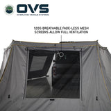 OVS HD Nomadic 270 Awning 3-Piece Wall Kit — Feature shot: 120G breathable no-see-um mesh windows