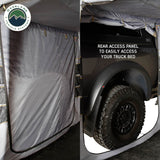 OVS HD Nomadic 270/180 Awning Room Enclosure — Feature shot: rear vehicle access door
