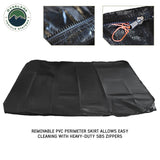 OVS HD Nomadic 270/180 Awning Room Enclosure — Feature shot: removable perimeter skirt and floor
