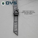 OVS HD Nomadic 2 Extended — Feature shot: rainfly buckles with ballistic nylon straps