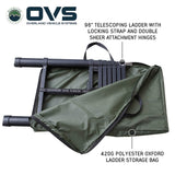 OVS HD Nomadic 2 Extended — Feature shot: telescoping ladder with locking strap and storage bag