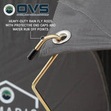 OVS HD Nomadic 4 Extended — Feature shot: rainfly rods with protective end caps