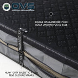 OVS HD Nomadic 3 Standard — Feature shot: rainfly buckles with ballistic nylon straps