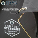 OVS HD Nomadic 2 Standard — Feature shot: rainfly rods with protective end caps