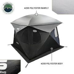 OVS Hub 4XL Ground Tent | Base Camp Tent – Quick Setup, 4-Season Shelter