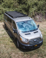 Leitner ACS ROOF Ford Transit 148 Roof Rack low profile no-drill platform rack, installed view 8