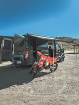 Leitner ACS ROOF Ford Transit 148 Roof Rack low profile no-drill platform rack, installed view 4