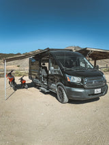 Leitner ACS ROOF Ford Transit 148 Roof Rack low profile no-drill platform rack, installed view 6