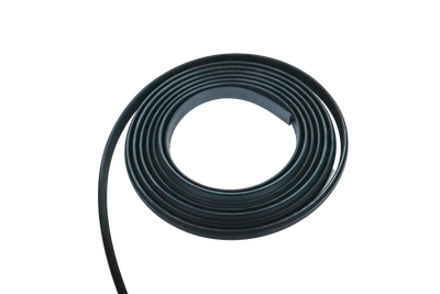 Abrasion Guard — Feature shot: coiled 20-foot TPR strip roll shown in full