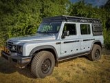 Leitner ACS ROOF INEOS Grenadier Roof Rack low profile no-drill platform rack, installed view 1