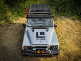 Leitner ACS ROOF INEOS Grenadier Roof Rack low profile no-drill platform rack, installed view 2