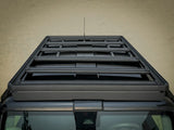 Leitner ACS ROOF INEOS Quartermaster Roof Rack low profile no-drill platform rack, installed view 3