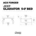 Leitner ACS Forged Bed Rack – Jeep (DRILL MOUNT) - view 13