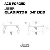 Leitner ACS Forged Bed Rack – Jeep (DRILL MOUNT) - view 13