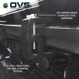 OVS Expedition PRO (2020–2027 Gladiator) — Feature shot: no-drill bed rail clamp