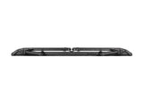 KUAT Piston SR Bike Tray — Feature shot: full side view of the assembled all-metal tray with its folding tire arms raised