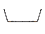 KUAT Piston SR Bike Tray — Feature shot: front view of the open tray with both OneTap hydro-pneumatic tire arms extended